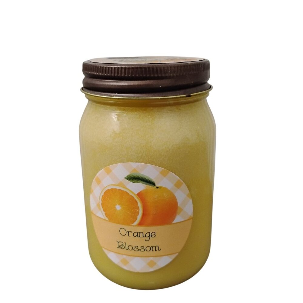 Soy Candle Orange Blossom Handmade Soy Blnd 16oz Smells Great
